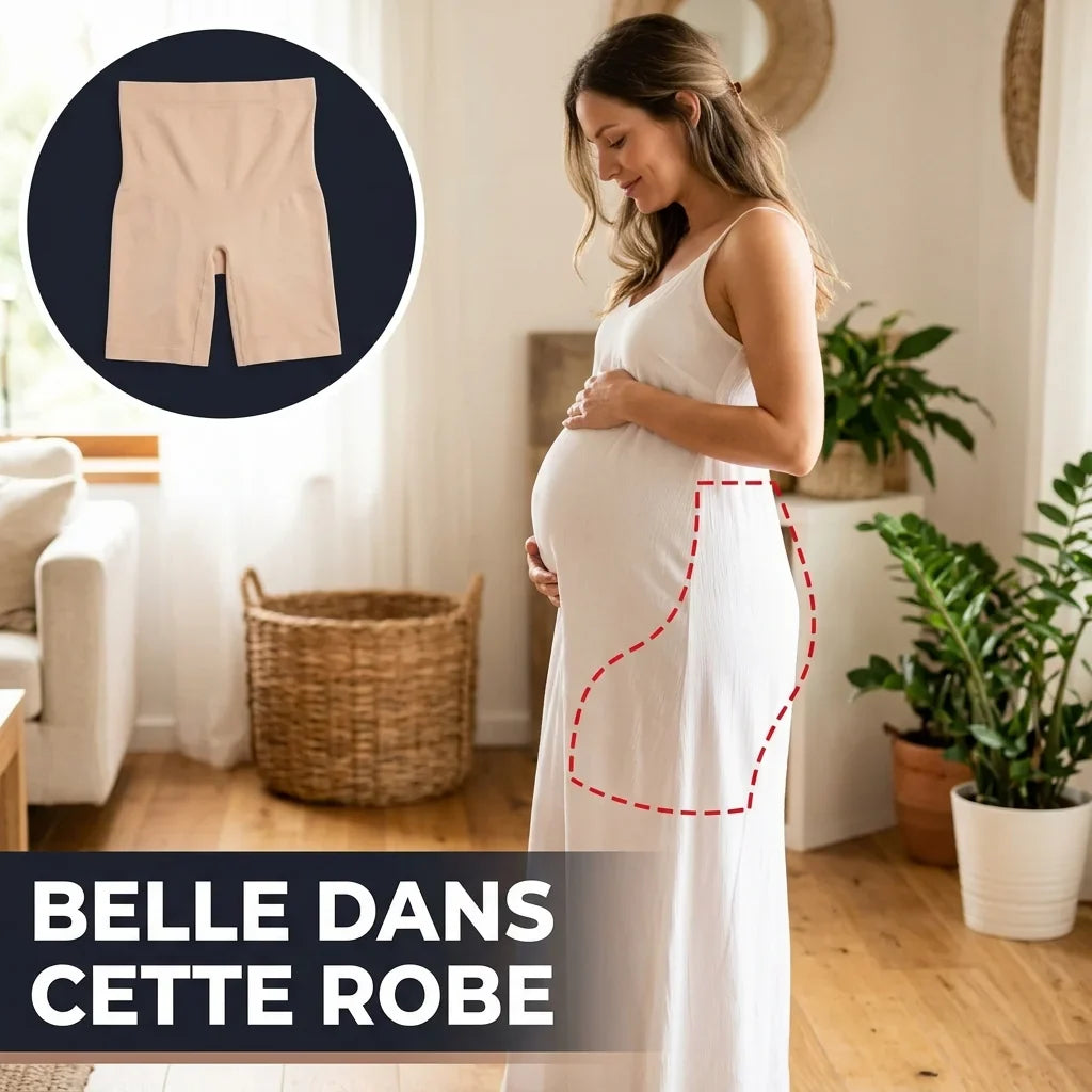 Shaperly Galbe porté sous une robe longue blanche